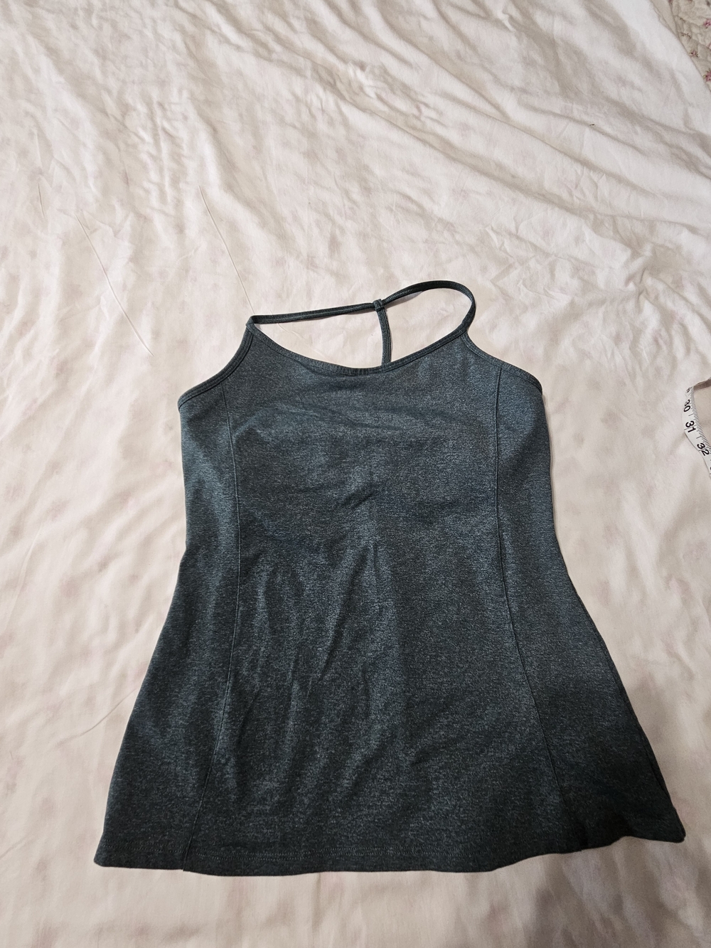 Sonoma Black Charcoal One-Shoulder Tank Top